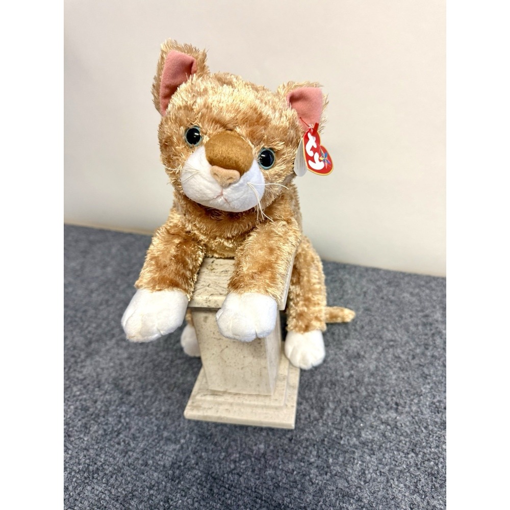 🌟 MATTIE The Cat 🌟 TY Beanie Baby (11 Inch) 2002 MWMTs